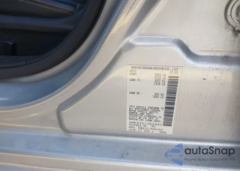 2020 Nissan Altima Sr Fwd из США, поврежденный, VIN 1N4BL4CV3LC262442